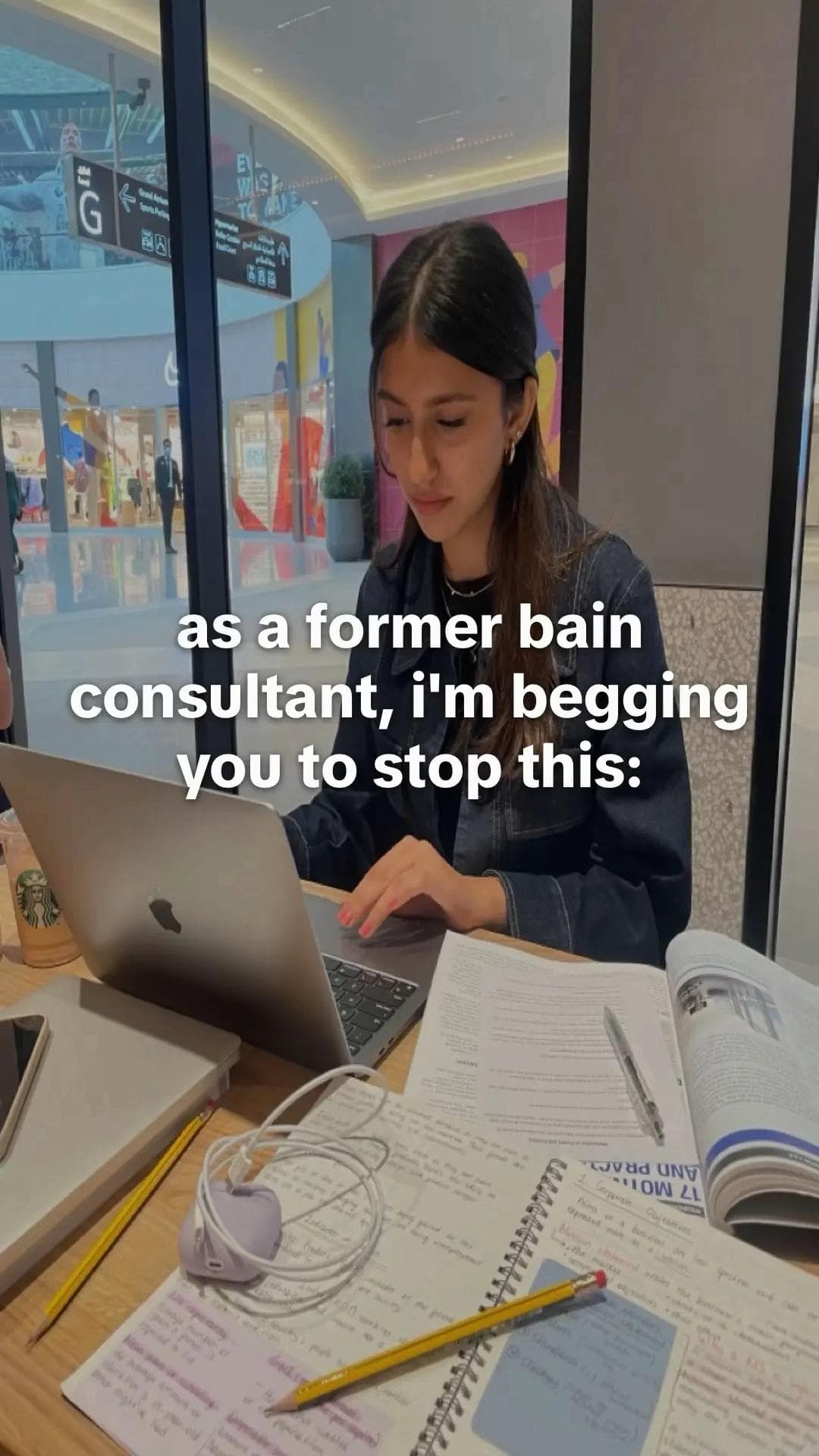 as a former Bain consultant, stop doing this